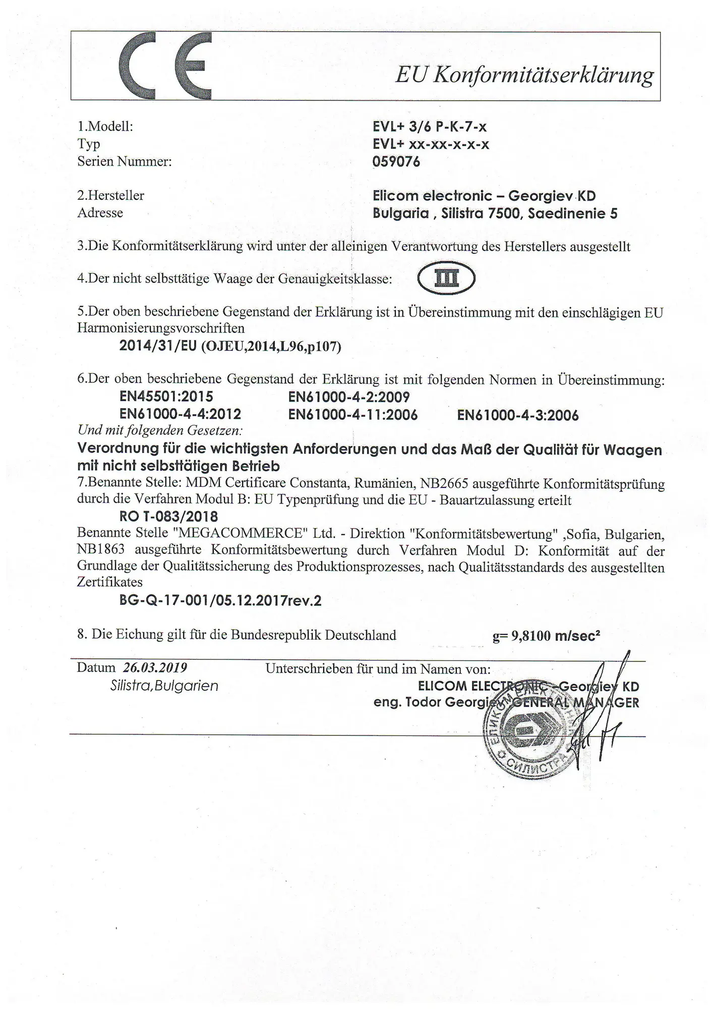 Elicom Waagen